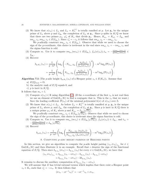 p-ADIC HEIGHTS OF HEEGNER POINTS AND ANTICYCLOTOMIC ...