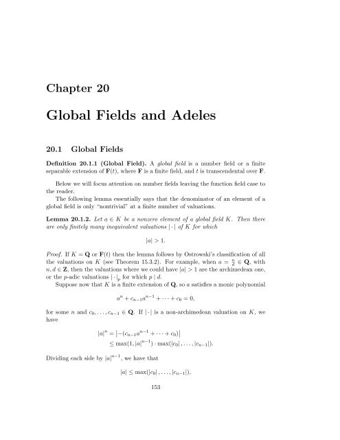 A Brief Introduction to Classical and Adelic Algebraic ... - William Stein