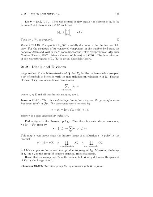 A Brief Introduction to Classical and Adelic Algebraic ... - William Stein