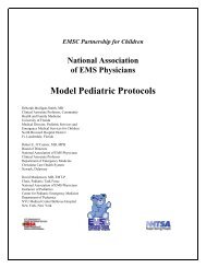 NAEMSP Model Pediatric Protocols - Alaska Department of Health ...