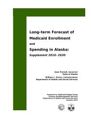 Supplement 2010-2030 - Alaska Department of Health and Social ...