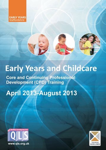 Early Years Core Training Directory - Staffordshire Learning Net ...