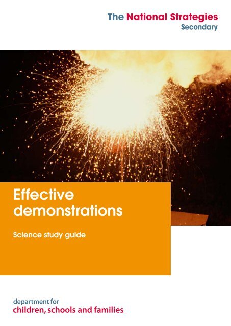 Effective demonstrations booklet (401 KB) - Staffordshire Learning Net