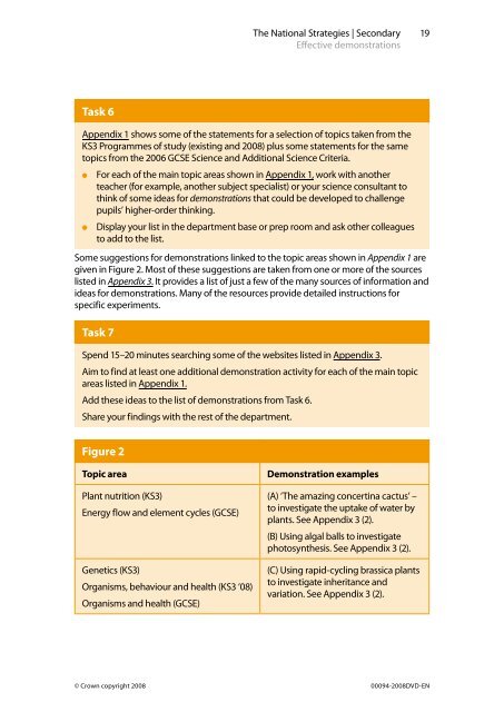 Effective demonstrations booklet (401 KB) - Staffordshire Learning Net