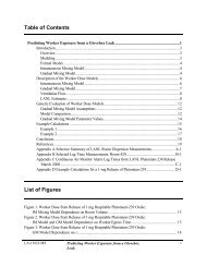 Predicting Worker Exposure from a Glovebox Leak