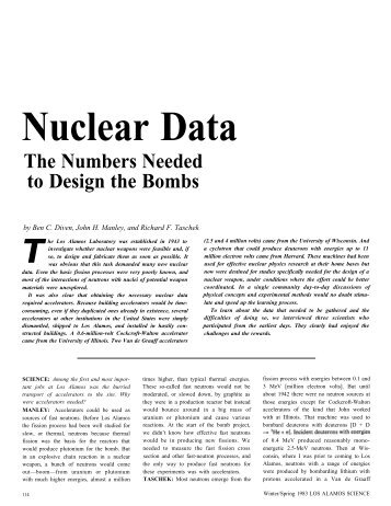 Nuclear Data