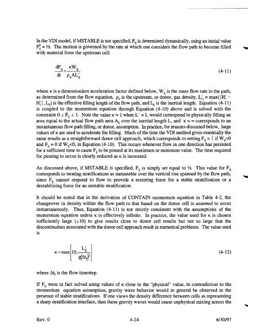 Code Manual for CONTAIN 2.0 - Federation of American Scientists