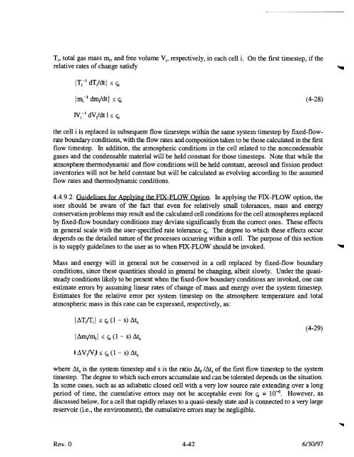 Code Manual for CONTAIN 2.0 - Federation of American Scientists