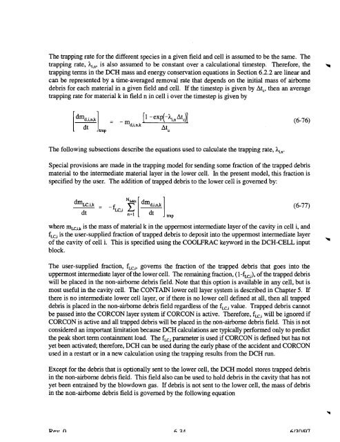 Code Manual for CONTAIN 2.0 - Federation of American Scientists