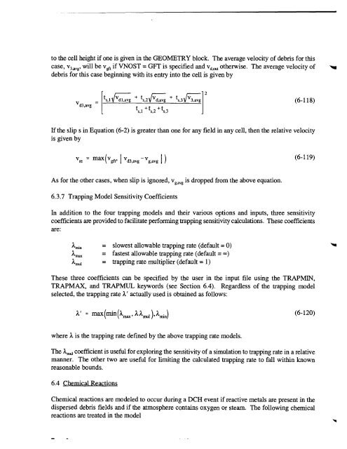 Code Manual for CONTAIN 2.0 - Federation of American Scientists