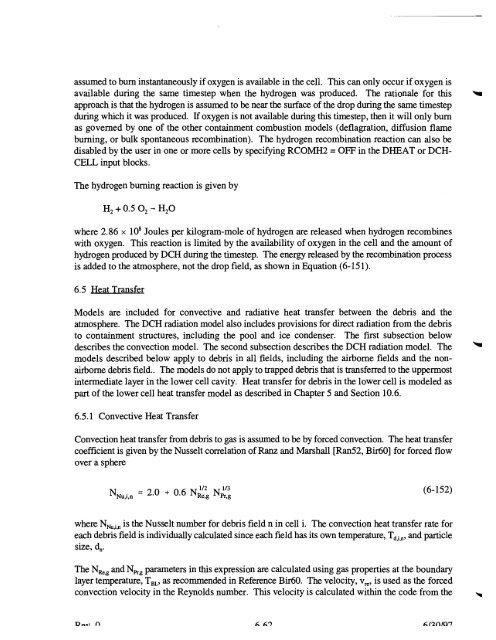 Code Manual for CONTAIN 2.0 - Federation of American Scientists