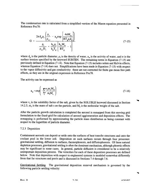 Code Manual for CONTAIN 2.0 - Federation of American Scientists