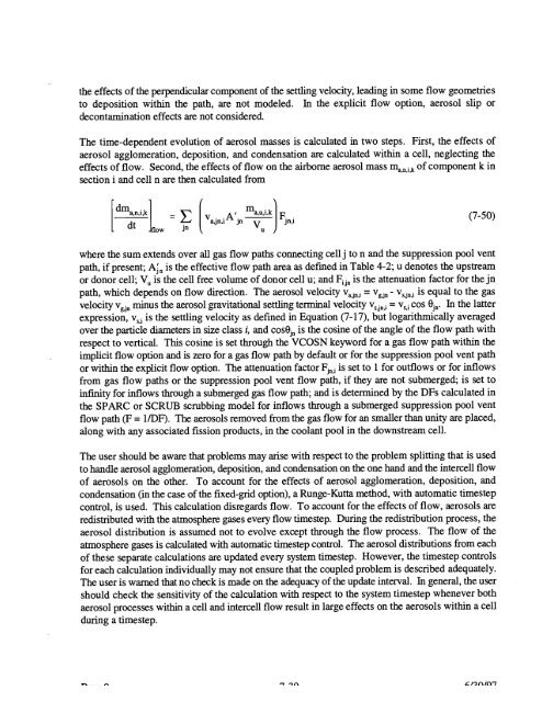 Code Manual for CONTAIN 2.0 - Federation of American Scientists