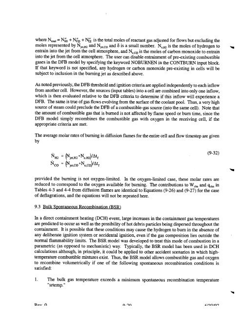 Code Manual for CONTAIN 2.0 - Federation of American Scientists