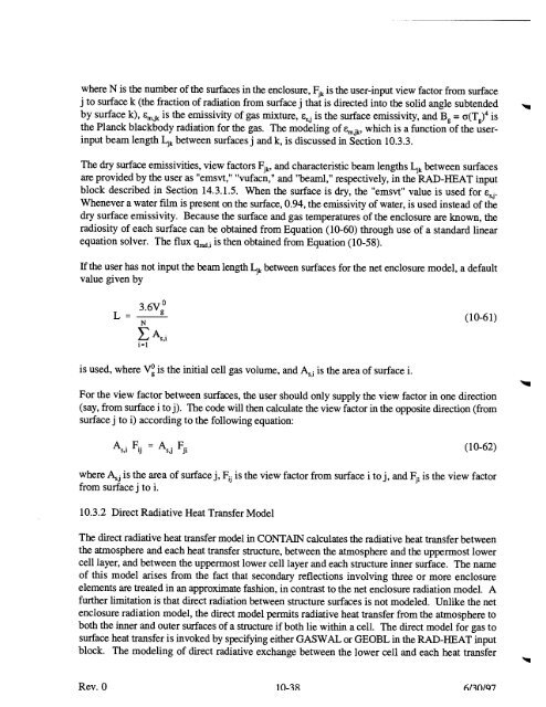 Code Manual for CONTAIN 2.0 - Federation of American Scientists