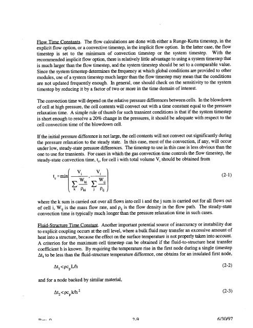 Code Manual for CONTAIN 2.0 - Federation of American Scientists