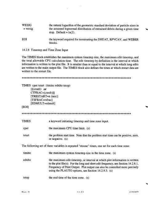 Code Manual for CONTAIN 2.0 - Federation of American Scientists