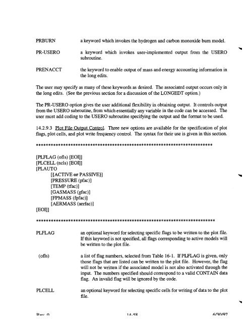 Code Manual for CONTAIN 2.0 - Federation of American Scientists