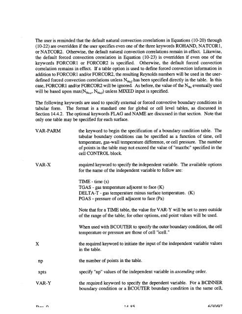 Code Manual for CONTAIN 2.0 - Federation of American Scientists