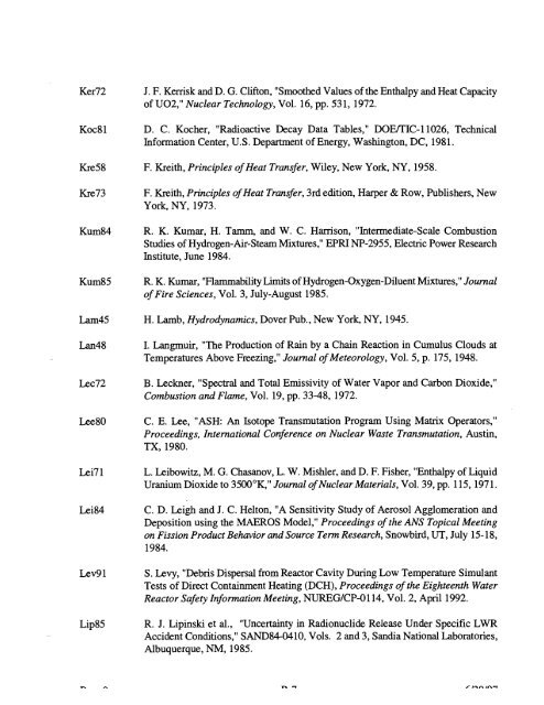 Code Manual for CONTAIN 2.0 - Federation of American Scientists