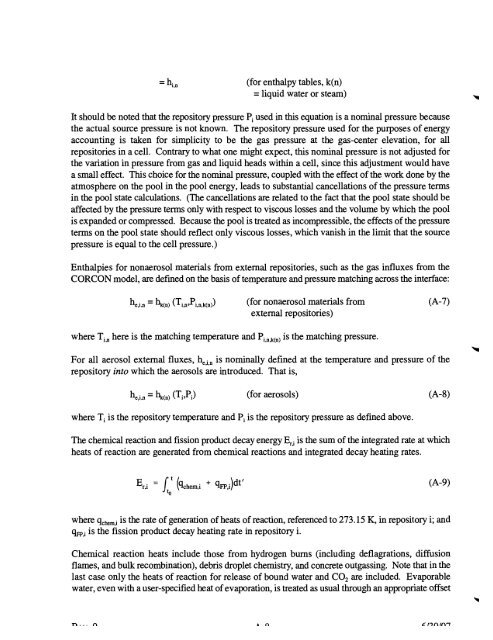 Code Manual for CONTAIN 2.0 - Federation of American Scientists