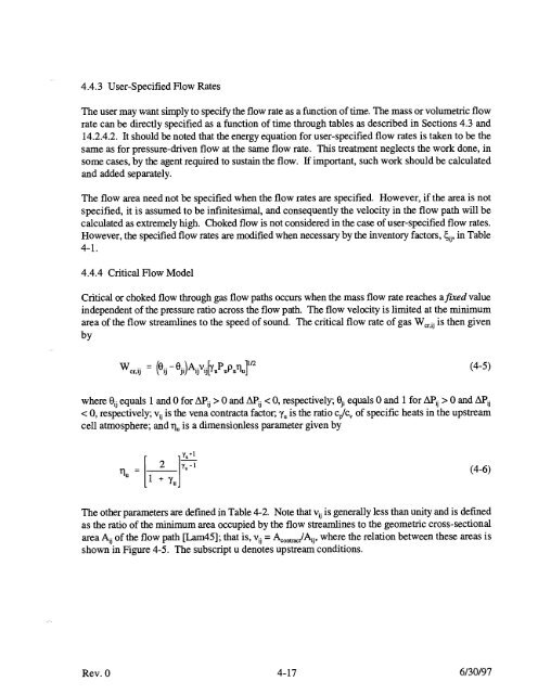 Code Manual for CONTAIN 2.0 - Federation of American Scientists