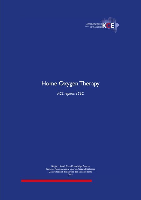 Home Oxygen Therapy - KCE