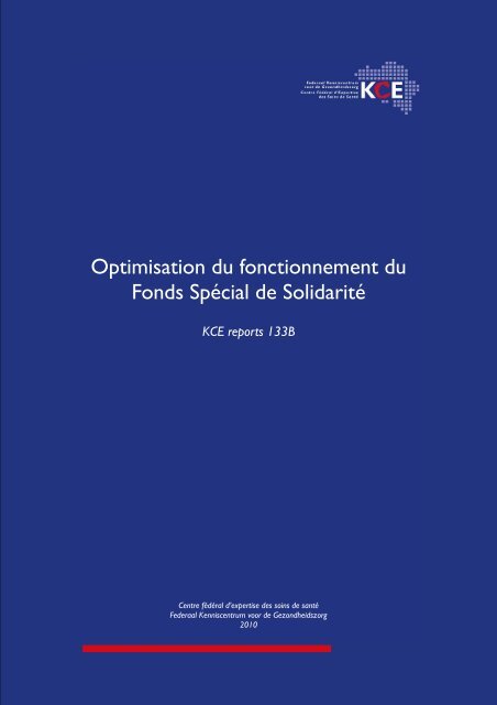 Optimisation Du Fonctionnement Du Fonds Special De Optimisation Du Fonctionnement Du Fonds Special De