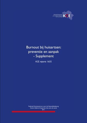 Download het supplement - KCE