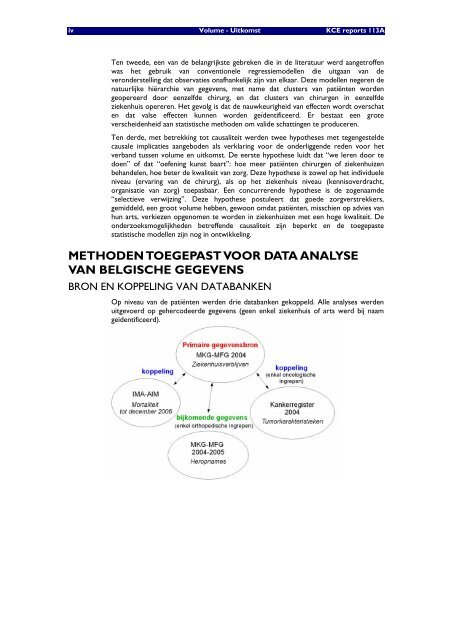 Het volume van chirurgische ingrepen en de impact ervan op ... - KCE