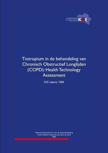 (COPD): Health Technology Assessment - KCE