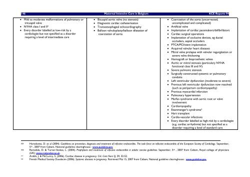 Soins maternels intensifs (Maternal Intensive Care) en Belgique - KCE