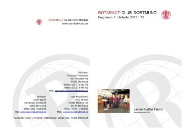 Programm last order - Rotaract Club Dortmund