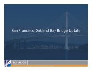 San Francisco-Oakland Bay Bridge Update