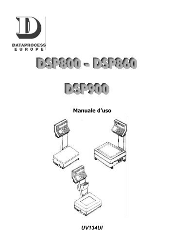 Manuale d'uso UV134UI - Dataprocess