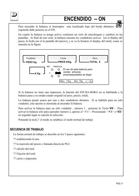 BALANZA ELECTRONICA - Dataprocess