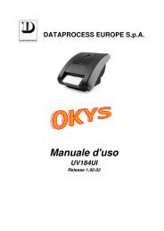 Manuale d'uso - Dataprocess