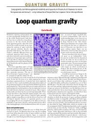 Loop quantum gravity - Institute for Gravitational Physics & Geometry ...