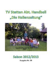 Untitled - TV Stetten Handball