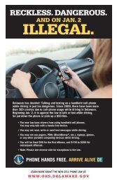 Distracted Driving Flyer