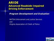 ARIDE ARIDE - Delaware Office of Highway Safety