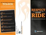 Office of Highway Safety Motorcycle Brochure