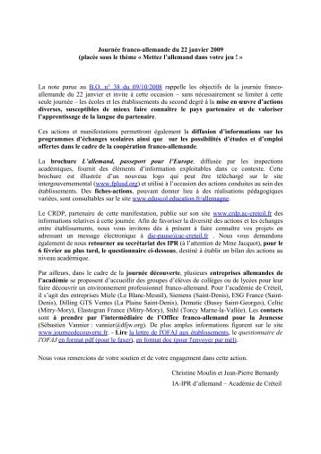 Voici ma proposition de présentation des divers documents :