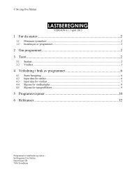 LASTBEREGNING - Consolis