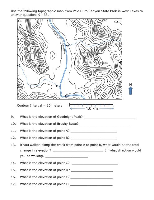 topographic-map-reading-worksheet-answer-key-a-worksheet-blog