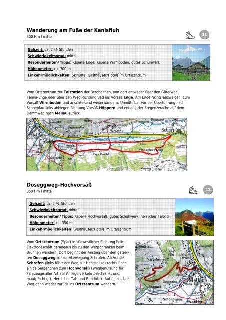 Wanderzeit in Mellau…