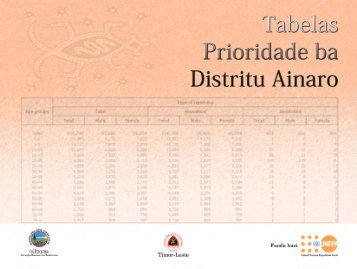 Ainaro District Priority Tables.indd - Direcção Nacional de Estatística