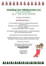 Nikolaus einladung 2010 - Rv-wanderfalke.de