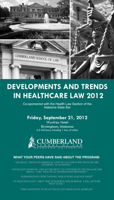 TEST HEALTH.pdf - Cumberland School of Law - Samford University
