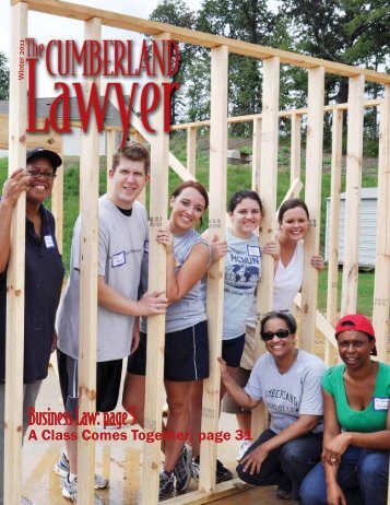 A Class Comes Together: page 31 - Cumberland School of Law ...